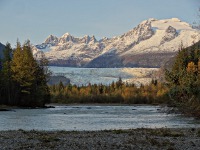 The Mendenhall River and Glacier, Juneau, Alaska